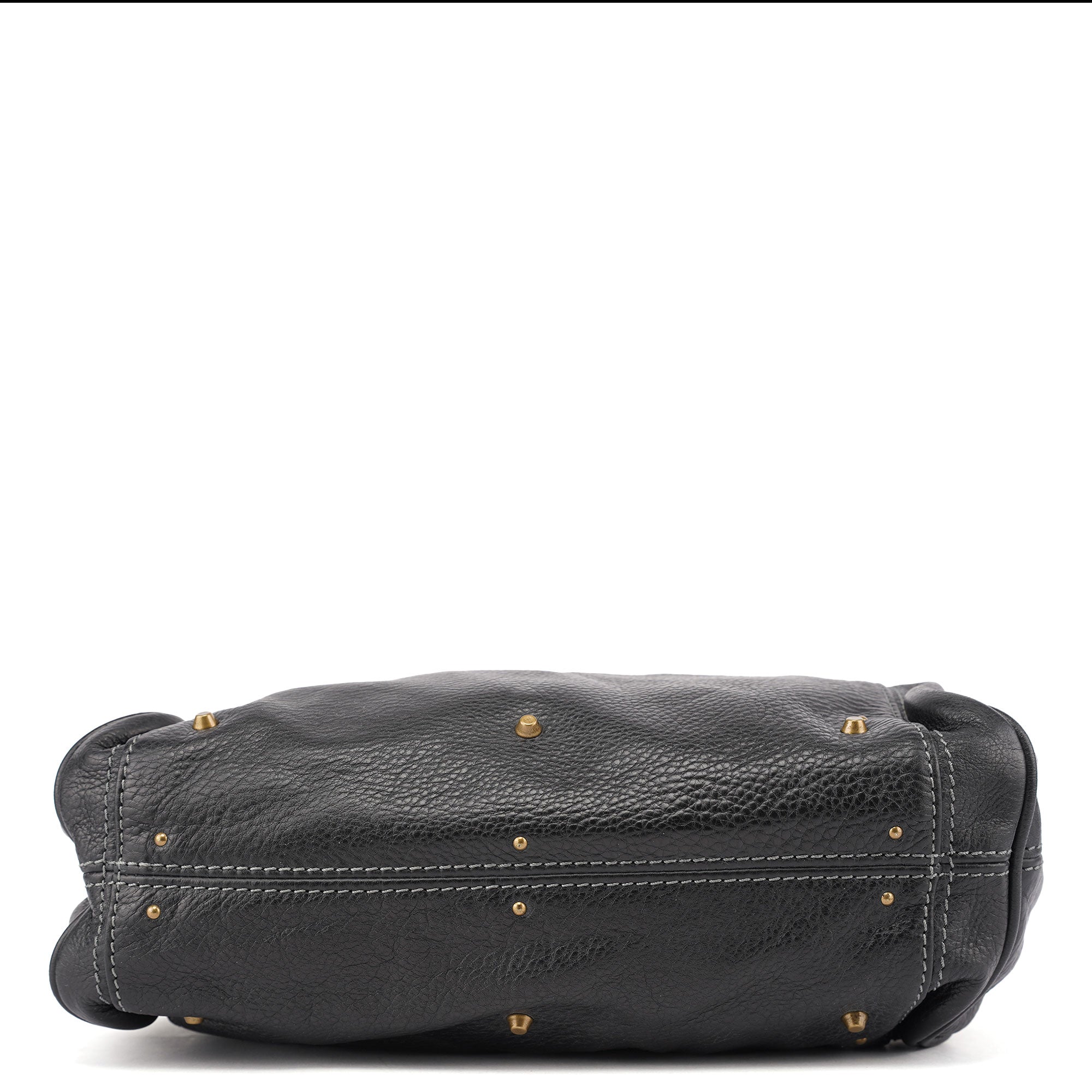 Chloé Black Leather Paddington Tote Bag