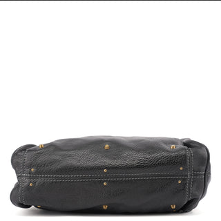 Chloé Black Leather Paddington Tote Bag
