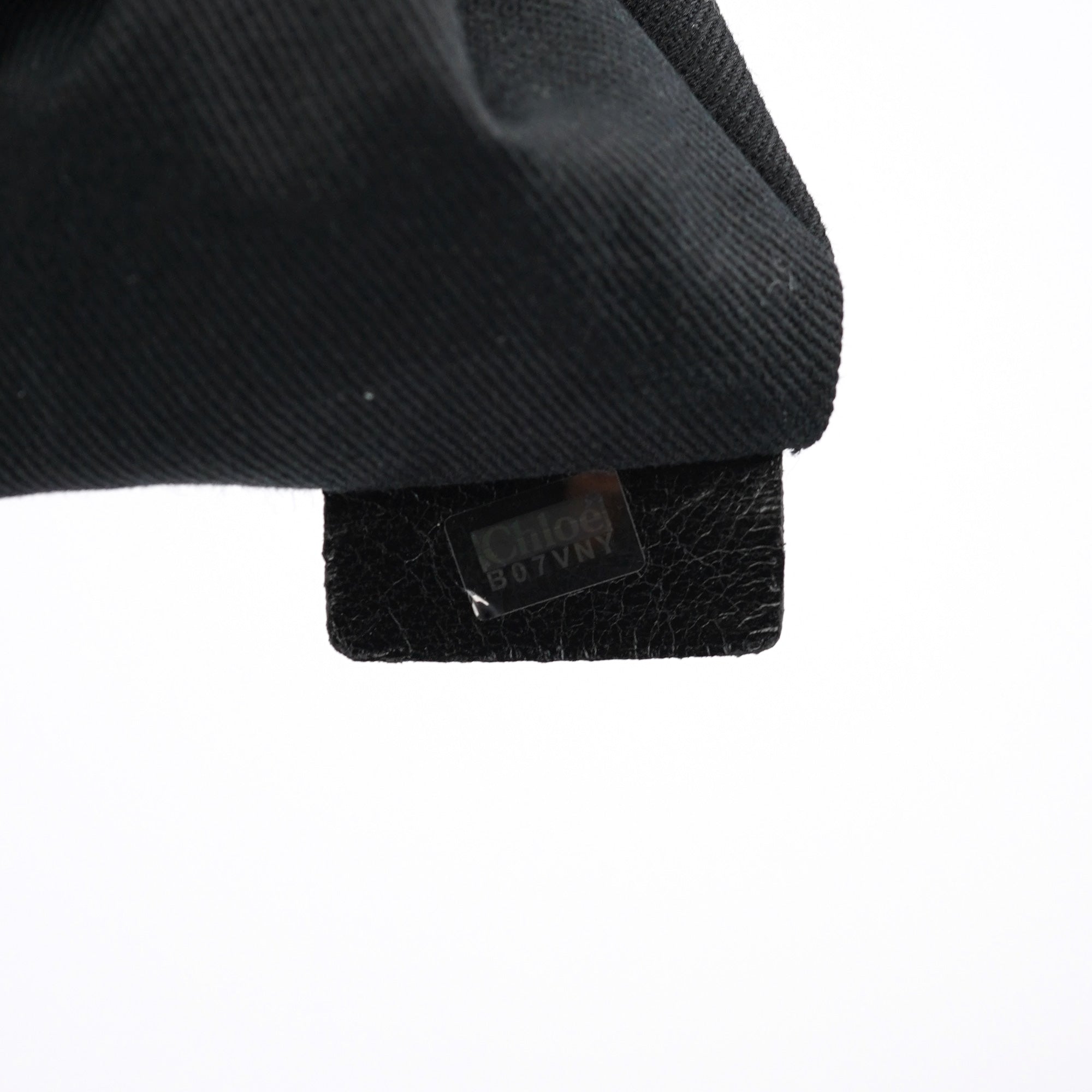Chloe Black Leather Paddington Tote Bag