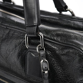 Chloe Black Leather Paddington Tote Bag