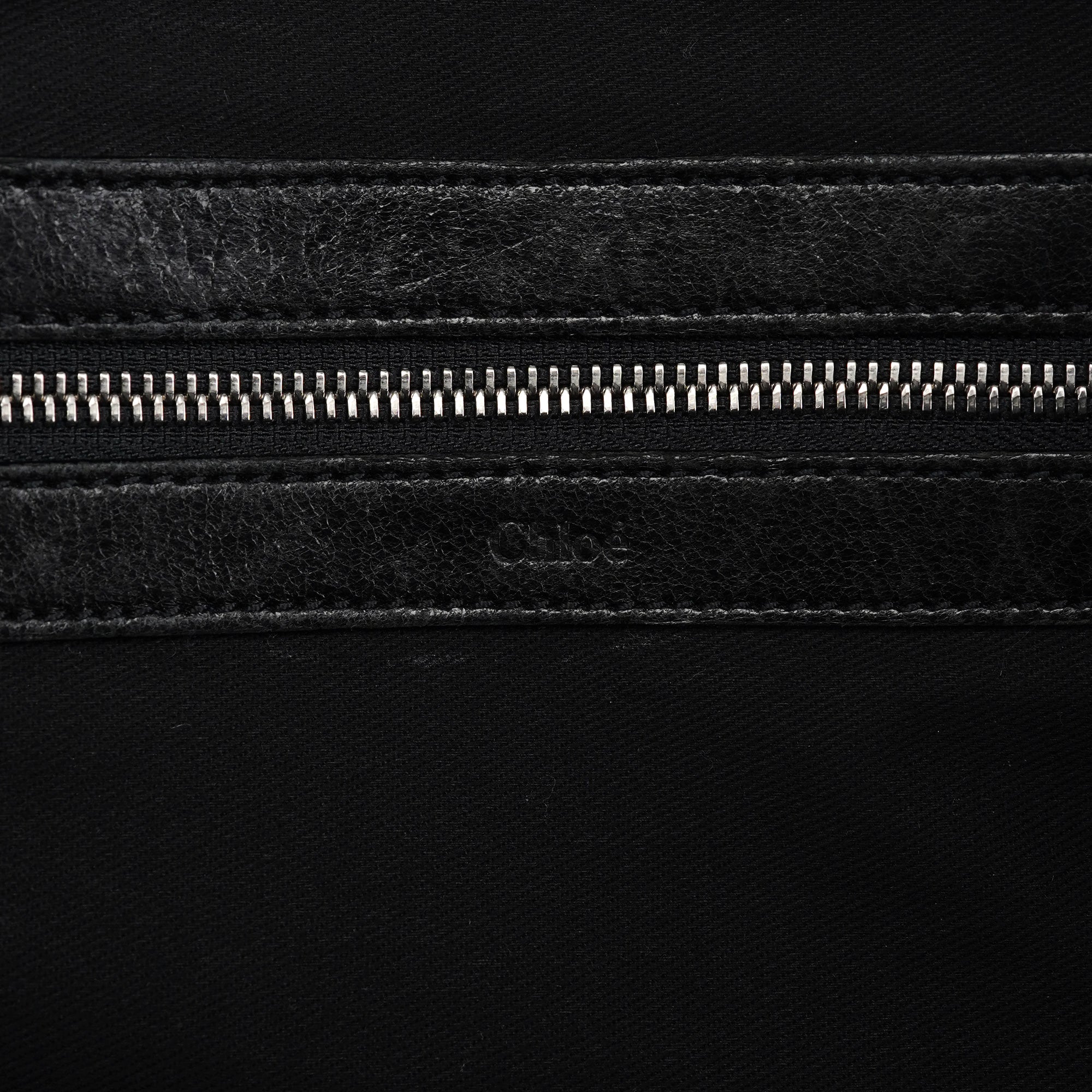 Chloe Black Leather Paddington Tote Bag