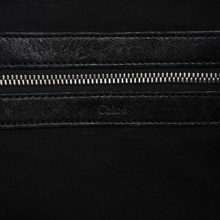 Chloe Black Leather Paddington Tote Bag