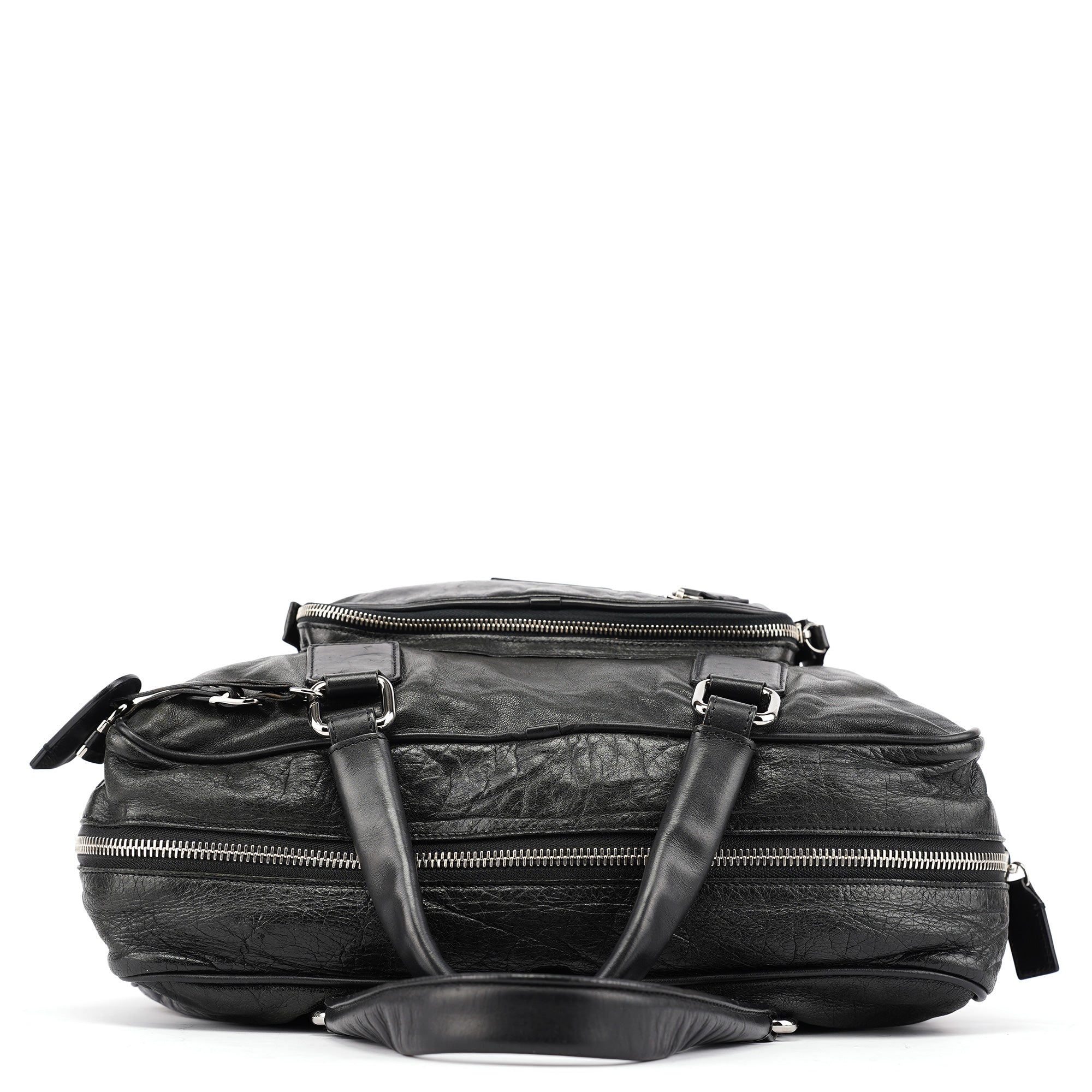 Chloe Black Leather Paddington Tote Bag