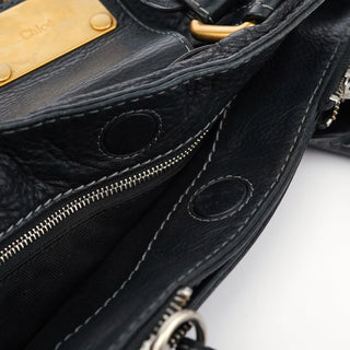 Chloé Black Leather Paddington Tote Bag