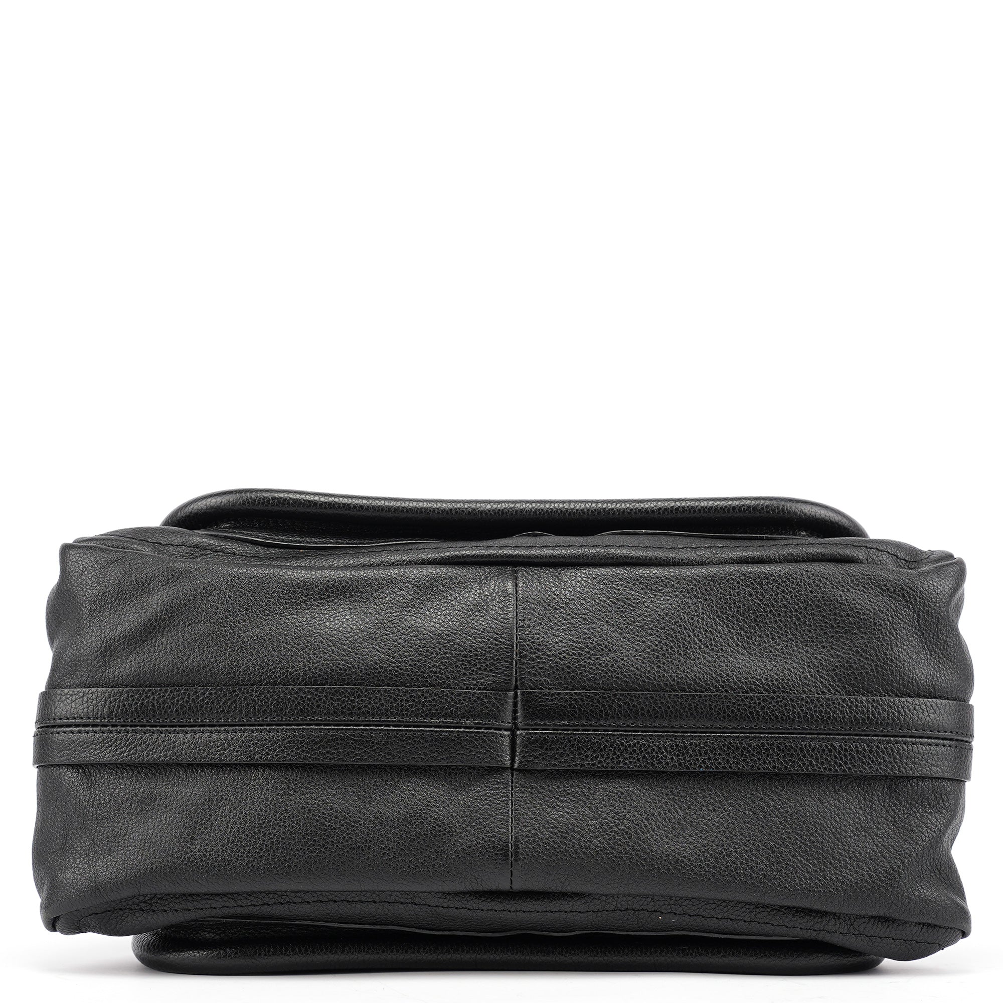 Chloe Black Leather Paraty 2-Way Bag