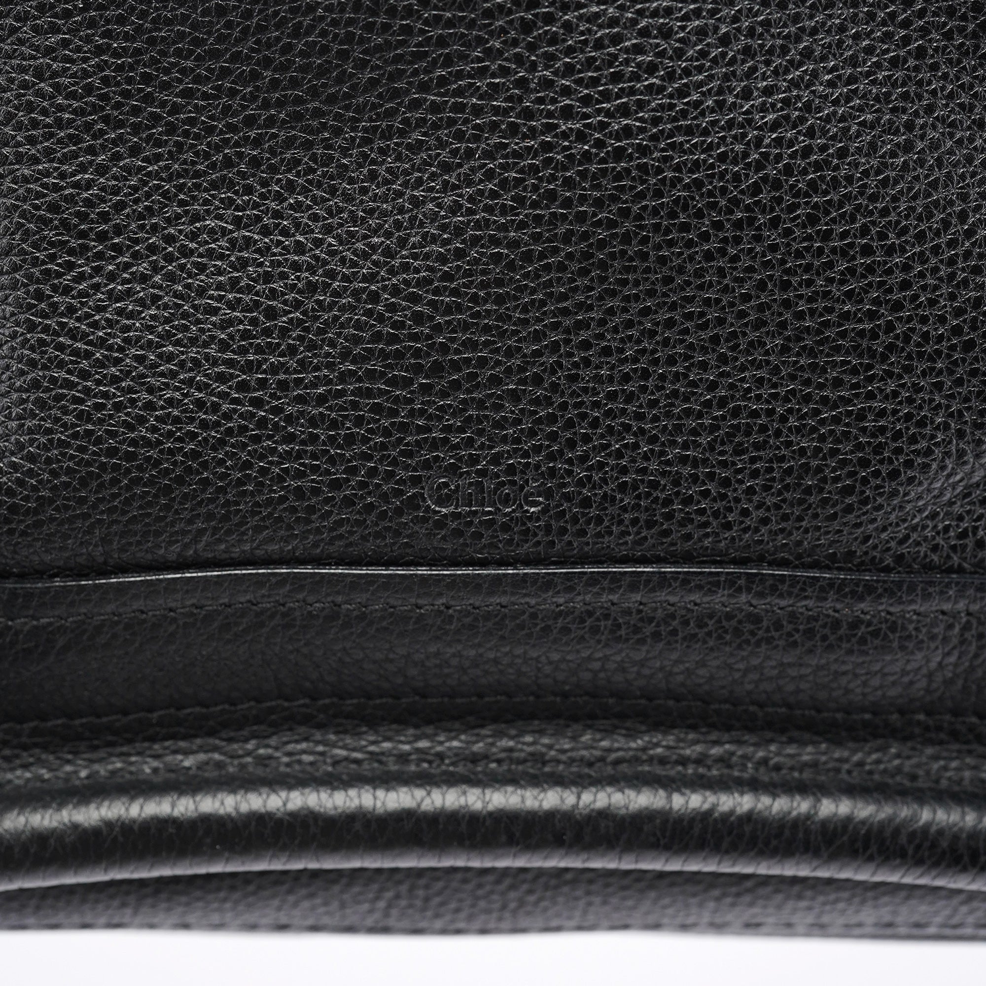 Chloé Sac deux portés Paraty en cuir noir