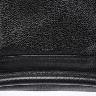 Chloe Black Leather Paraty 2-Way Bag