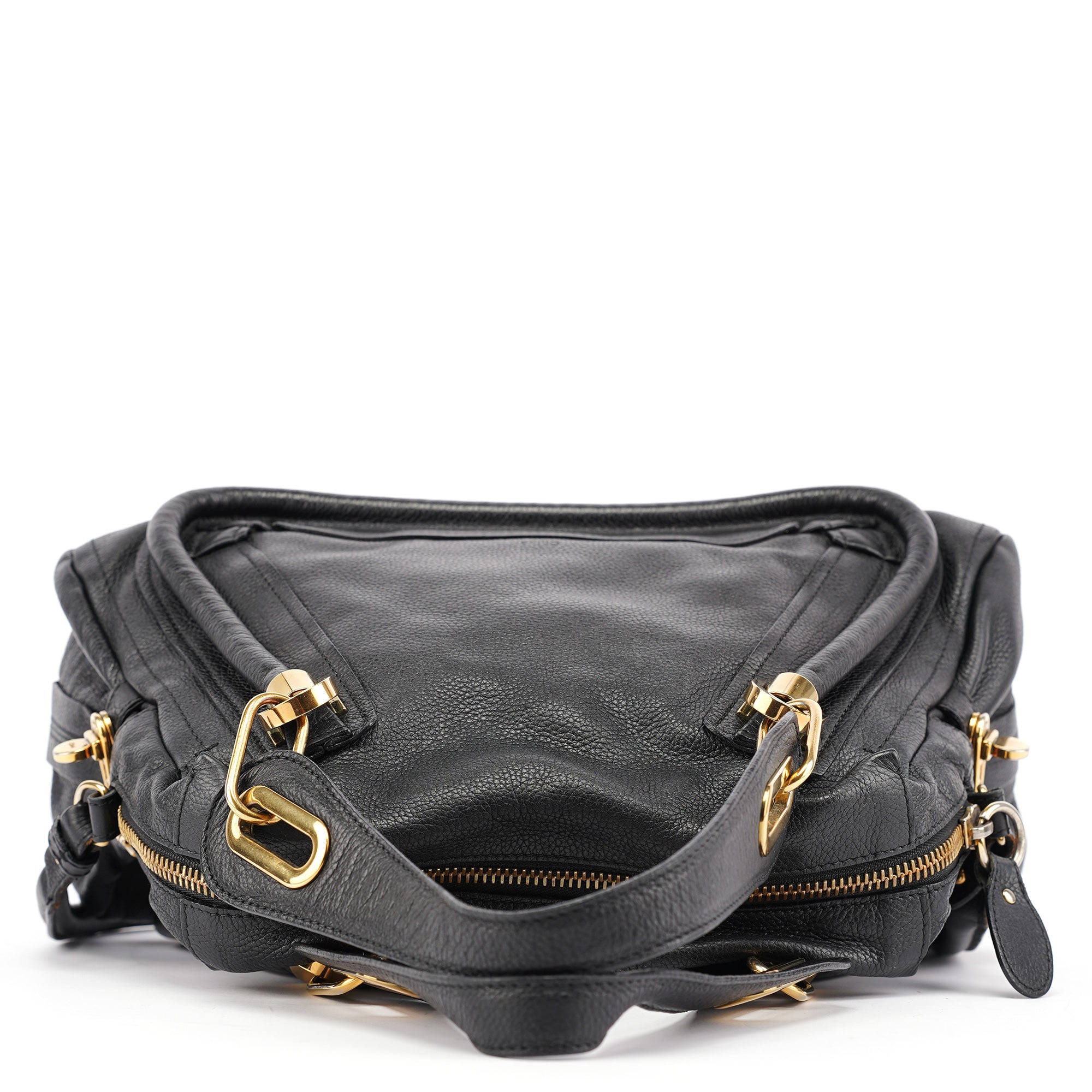 Chloé Sac deux portés Paraty en cuir noir