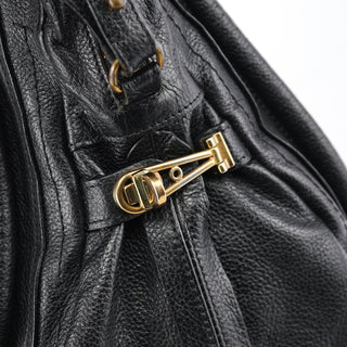 Chloe Black Leather Paraty 2-Way Bag