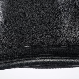 Chloe Black Leather Paraty 2-Way Bag