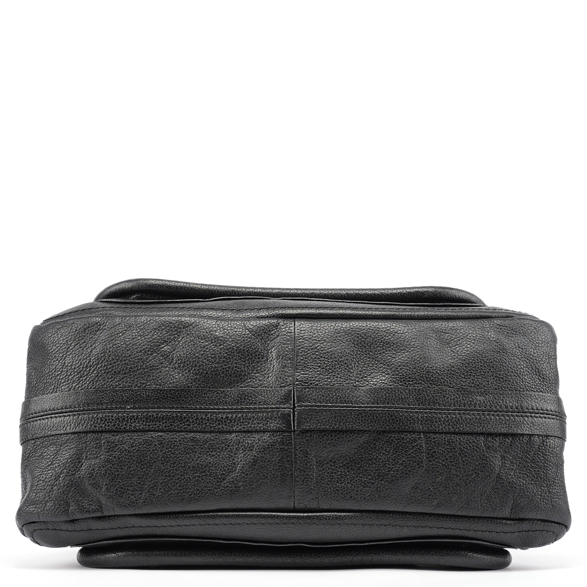 Chloe Black Leather Paraty 2-Way Bag