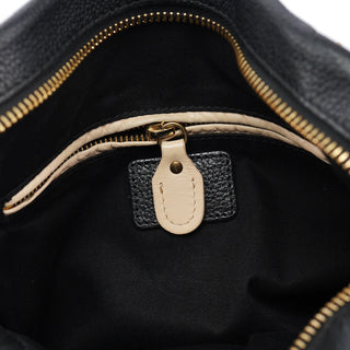 Chloe Black Leather Paraty 2-Way Bag