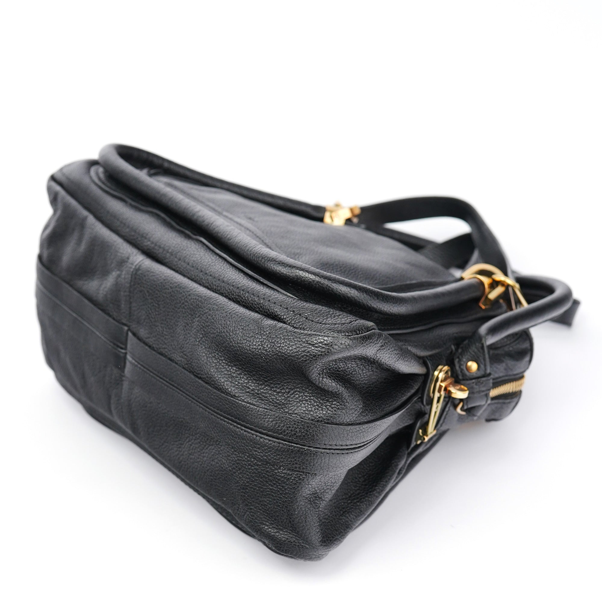 Chloé Sac deux portés Paraty en cuir noir
