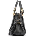 Chloé Sac deux portés Paraty en cuir noir