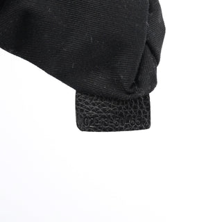 Chloe Black Leather Paraty 2-Way Bag