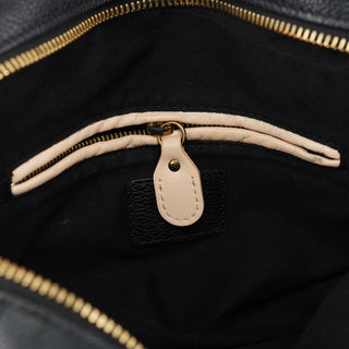 Chloe Black Leather Paraty 2-Way Bag