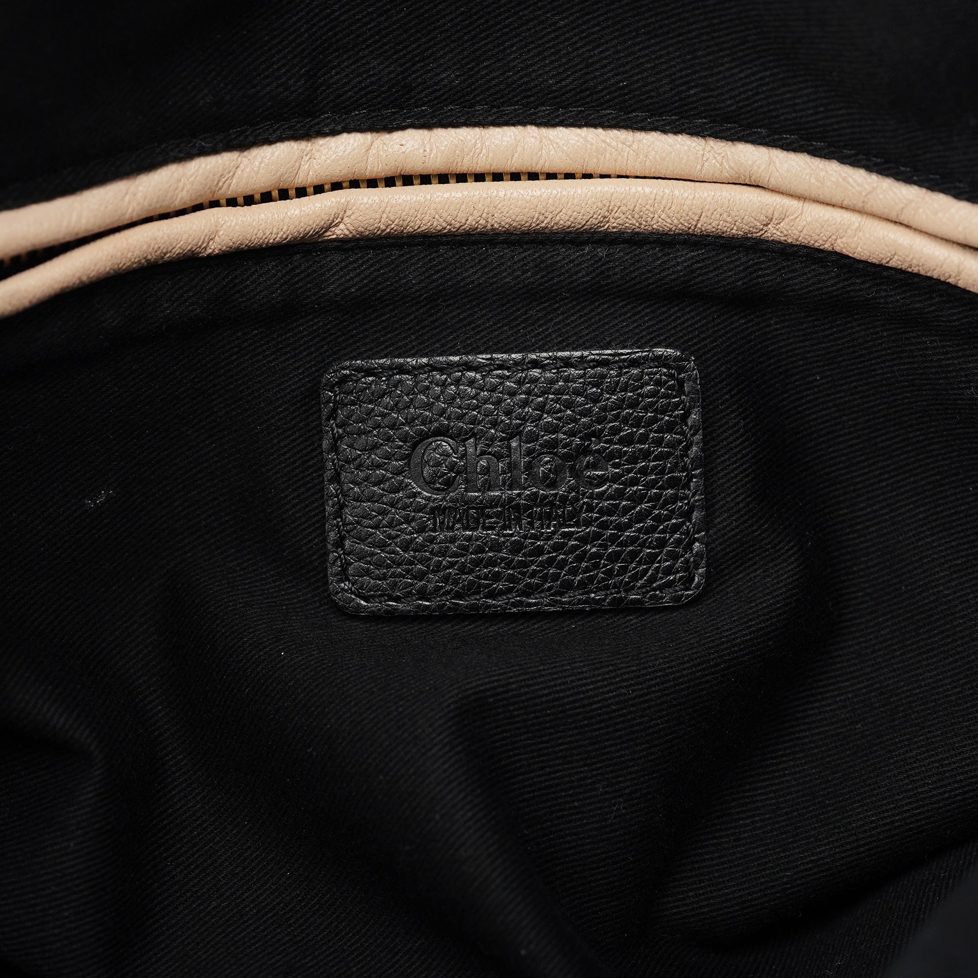 Chloé Sac deux portés Paraty en cuir noir