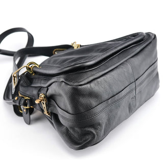 Chloe Black Leather Paraty 2-Way Bag