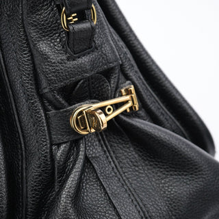 Chloe Black Leather Paraty 2-Way Bag