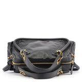 Chloé Sac deux portés Paraty en cuir noir
