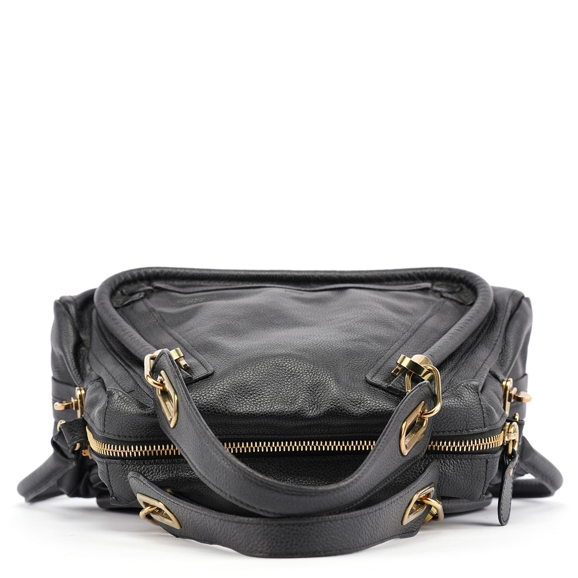 Chloé Sac deux portés Paraty en cuir noir