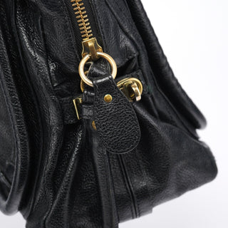 Chloe Black Leather Paraty 2-Way Bag