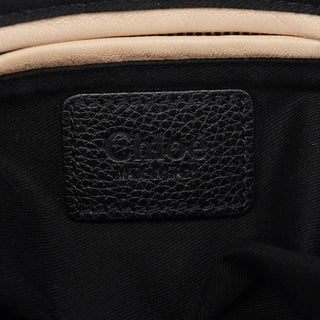 Chloe Black Leather Paraty 2-Way Bag