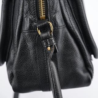 Chloe Black Leather Paraty 2-Way Bag