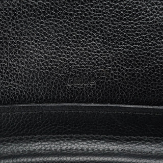 Chloe Black Leather Paraty 2-Way Bag