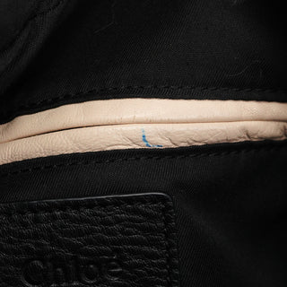 Chloe Black Leather Paraty 2-Way Bag