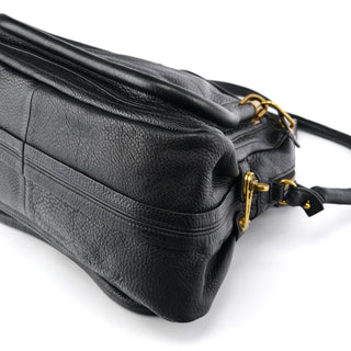 Chloe Black Leather Paraty 2-Way Bag