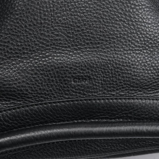 Chloe Black Leather Paraty 2-Way Bag