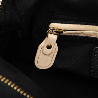 Chloe Black Leather Paraty 2-Way Bag