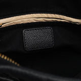 Chloe Black Leather Paraty 2-Way Bag