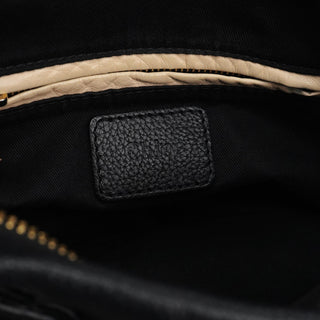 Chloe Black Leather Paraty 2-Way Bag