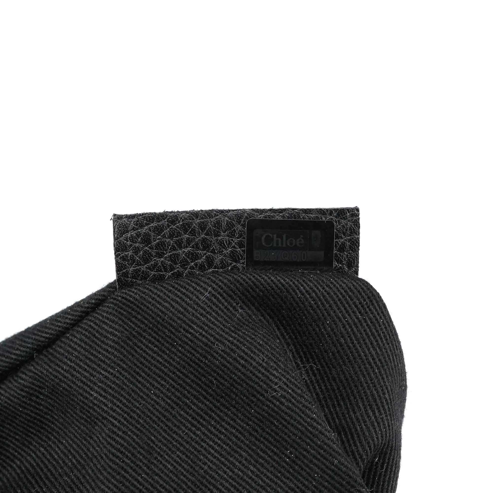 Chloé Sac deux portés Paraty en cuir noir