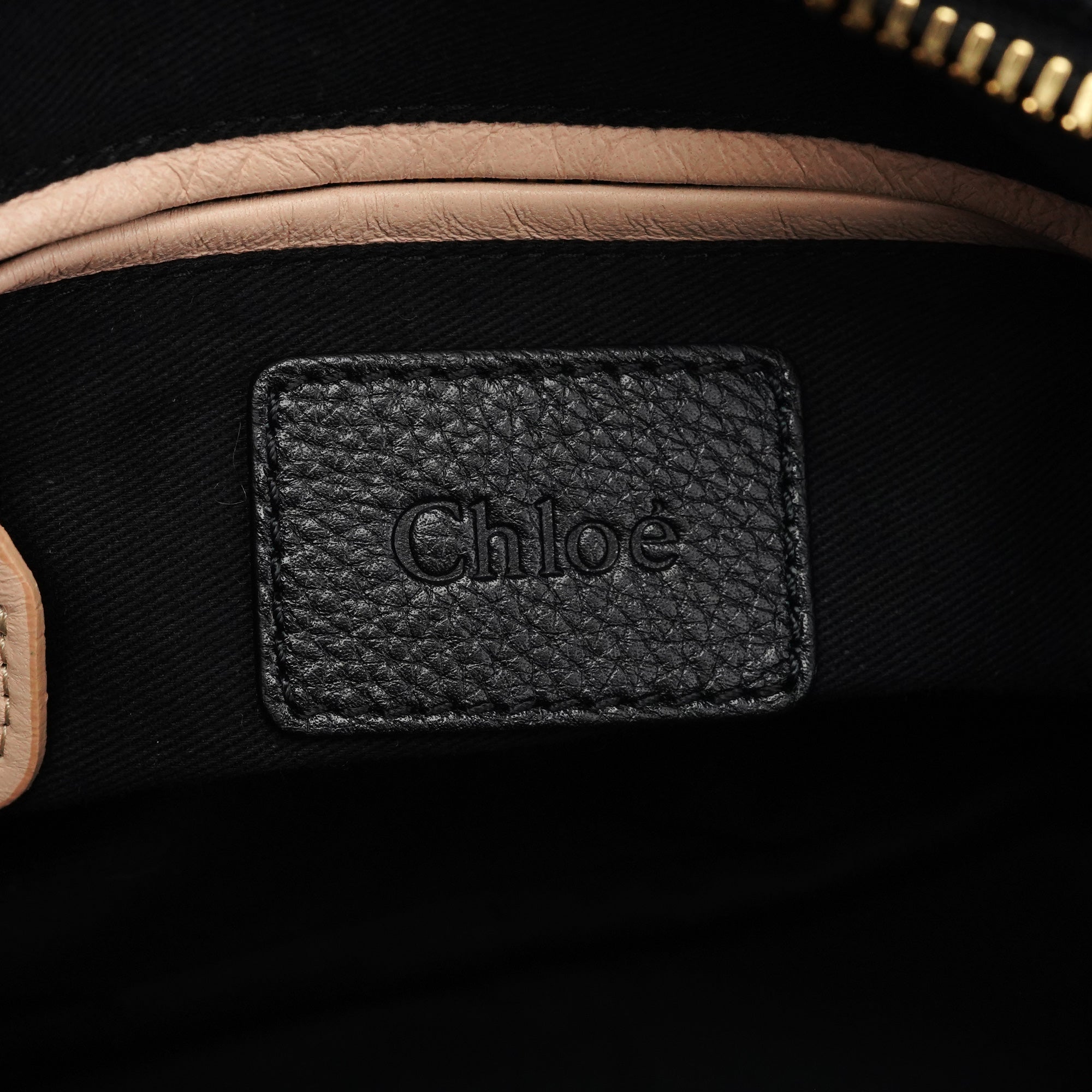 Chloé Paraty 2-Way Tasche aus schwarzem Leder