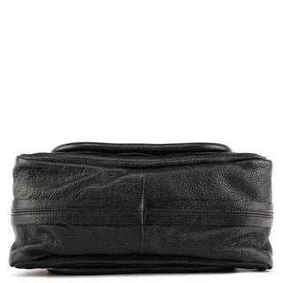 Chloe Black Leather Paraty 2-Way Bag