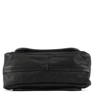 Chloe Black Leather Paraty 2-Way Bag