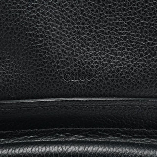 Chloe Black Leather Paraty 2-Way Bag