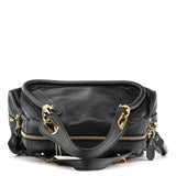 Chloé Paraty 2-Way Tasche aus schwarzem Leder