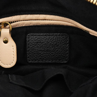 Chloe Black Leather Paraty 2-Way Bag