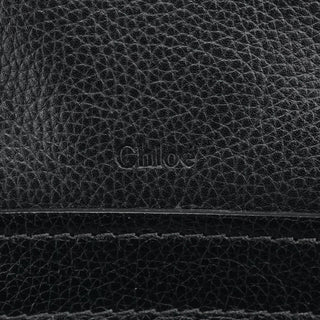 Chloe Black Leather Paraty 2-Way Bag