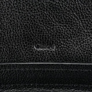 Chloe Black Leather Paraty 2-Way Bag