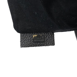 Chloe Black Leather Paraty 2-Way Bag