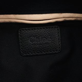 Chloe Black Leather Paraty 2-Way Bag