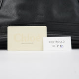 Chloe Black Leather Paraty 2-Way Bag