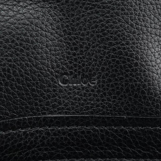 Chloe Black Leather Paraty 2-Way Bag