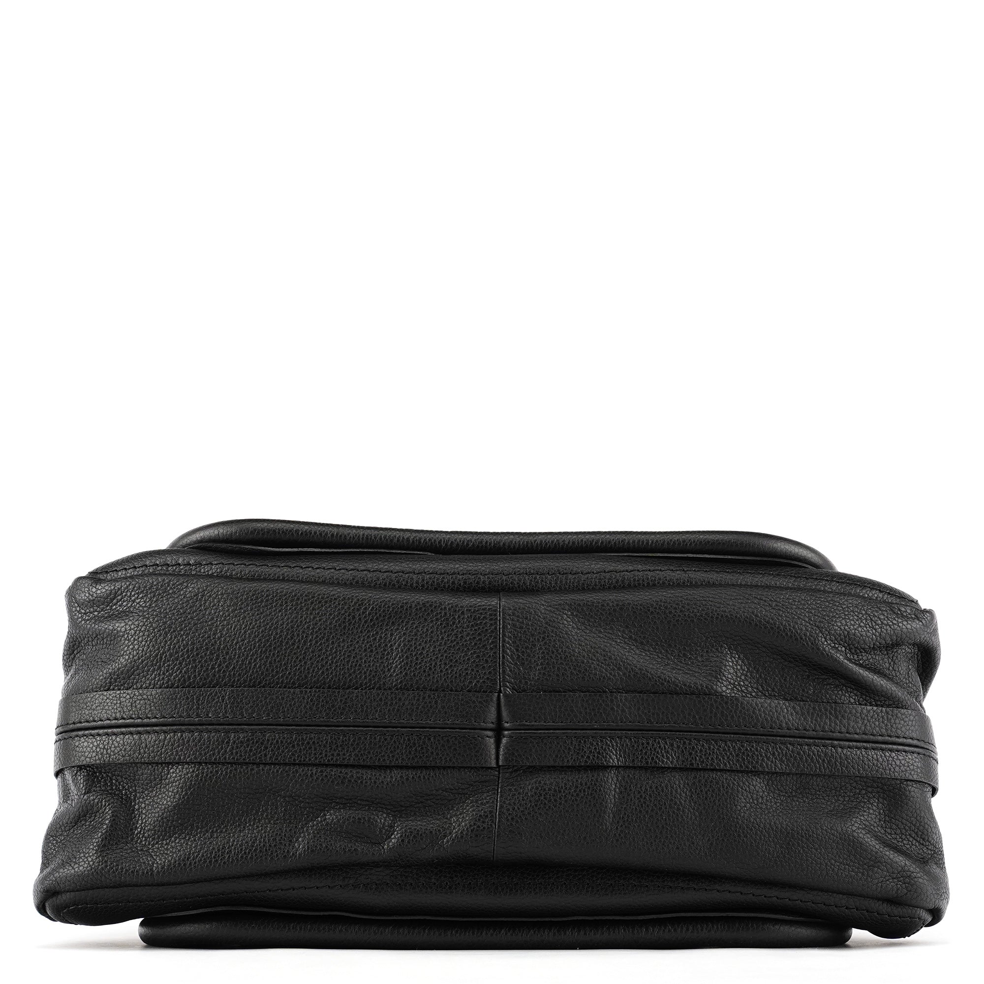 Chloe Black Leather Paraty 2-Way Bag