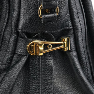 Chloé Black Leather Paraty 2-Way Bag